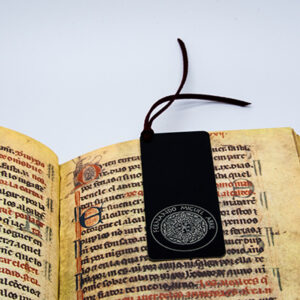 Marcapáginas aluminio negro