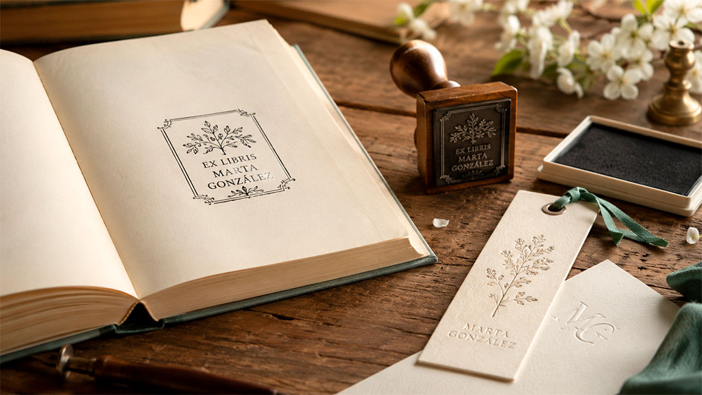 Regalos personalizados para el Día del Libro: ex libris, marcapáginas e iniciales con historia