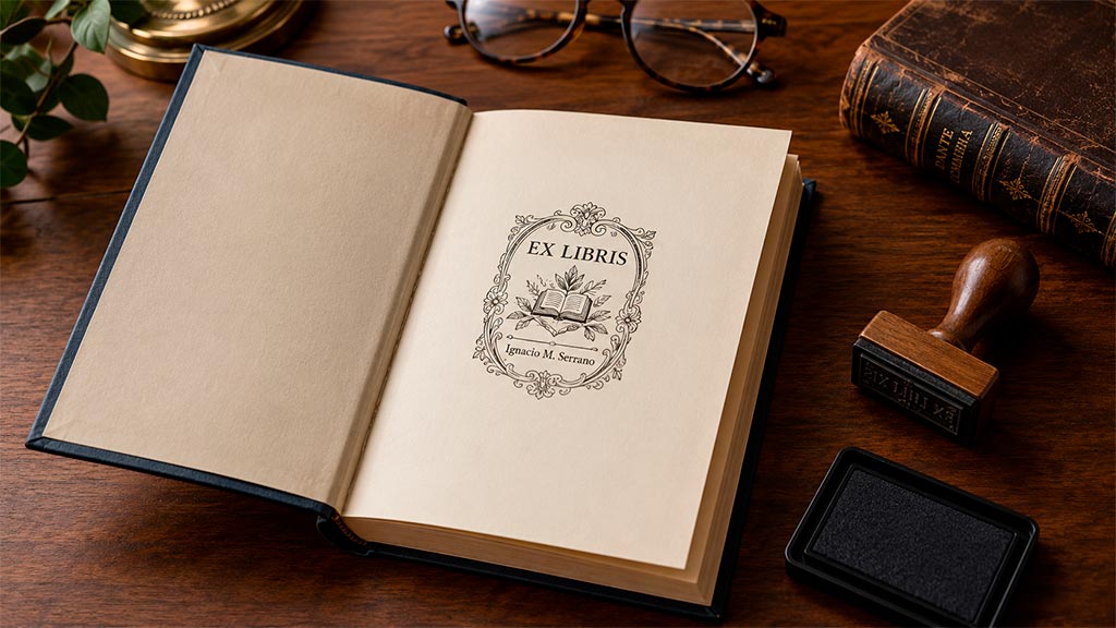 Dónde colocar un ex libris personalizado en tus libros